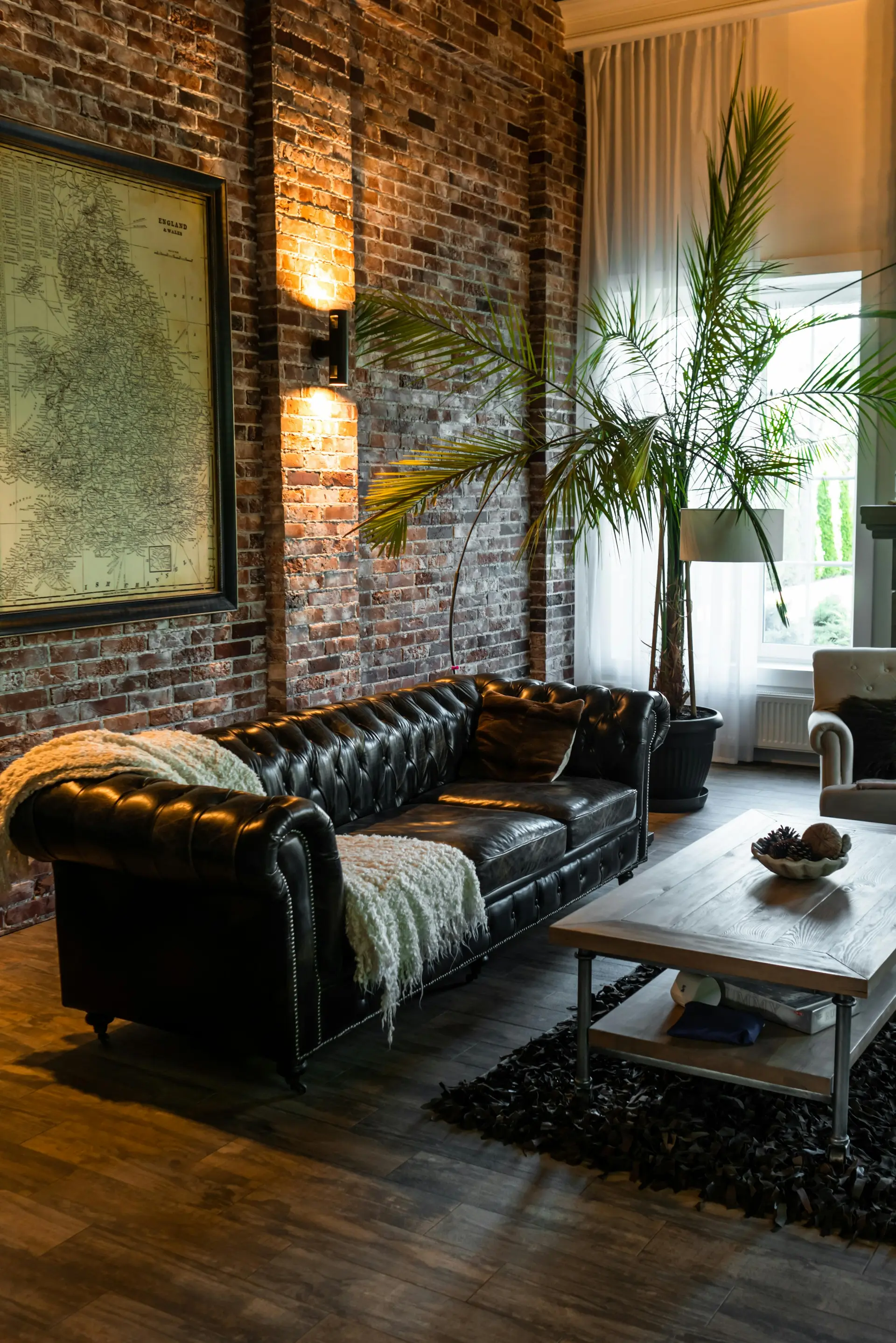 Onyx Leather Chesterfield