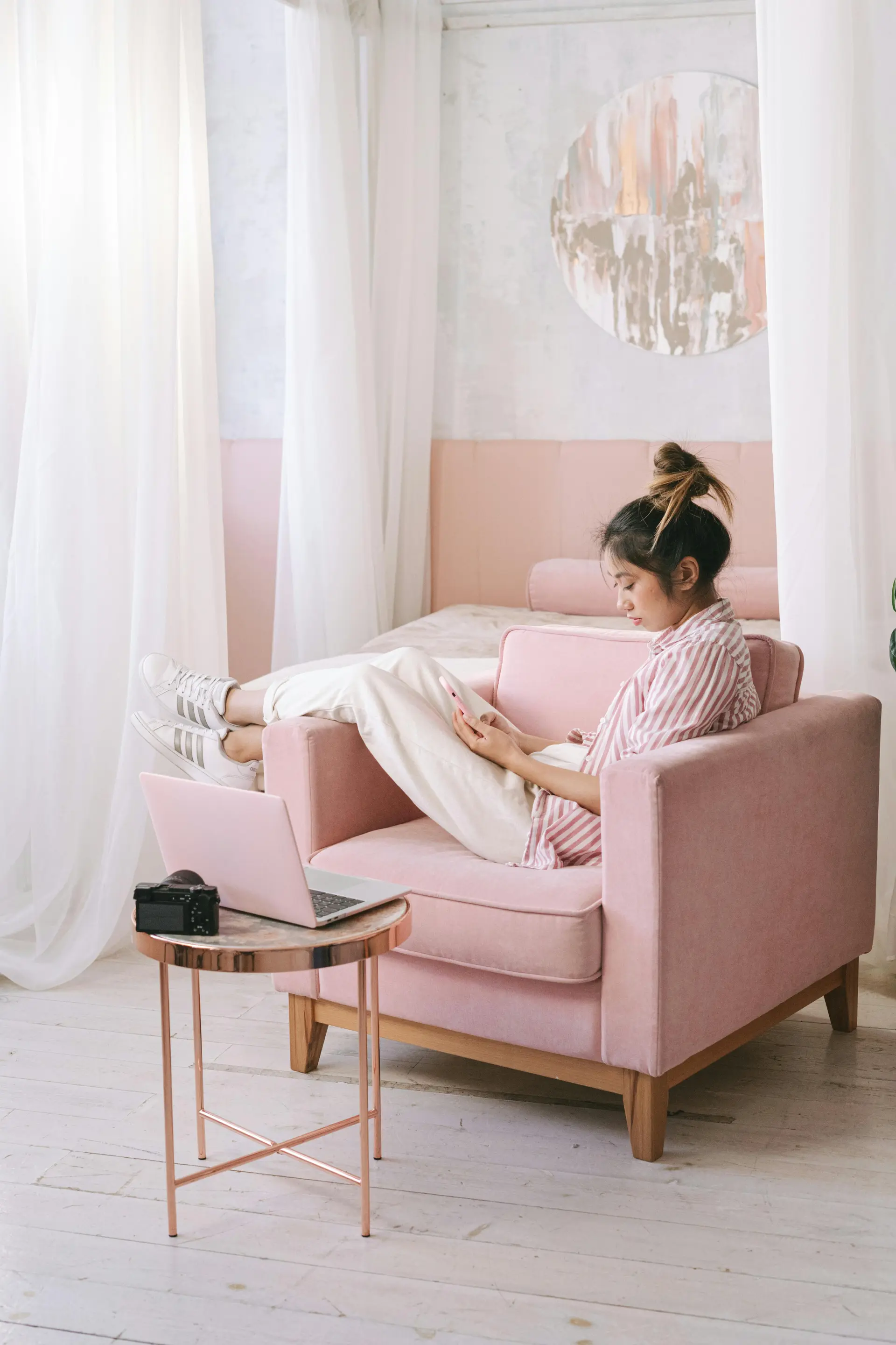 Petal Pink Armchair