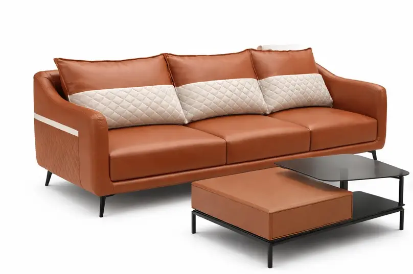 Milano Leatherette Sofa