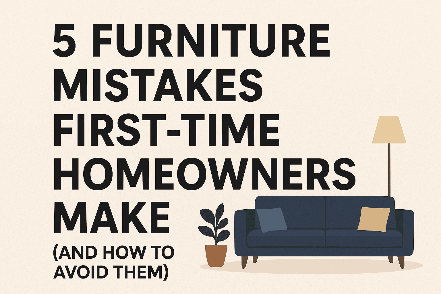 5 Furniture Mistakes First-Time Homeowners Make (and How to Avoid Them)