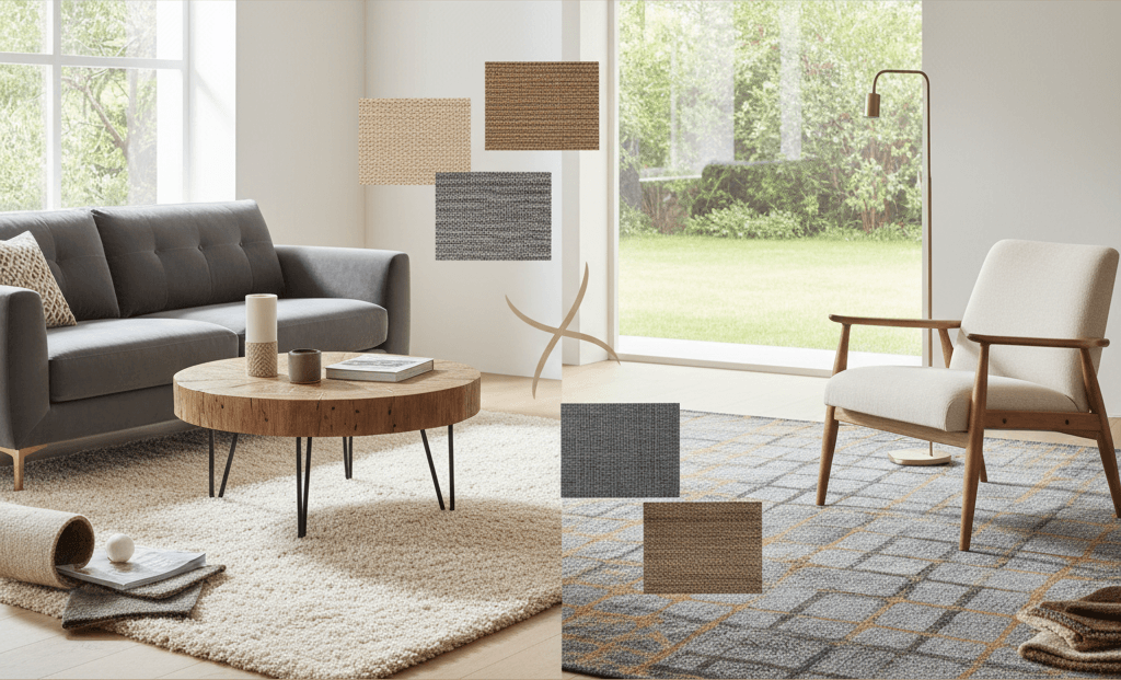 How to Choose the Right Rug and Carpet to Match Your Furniture