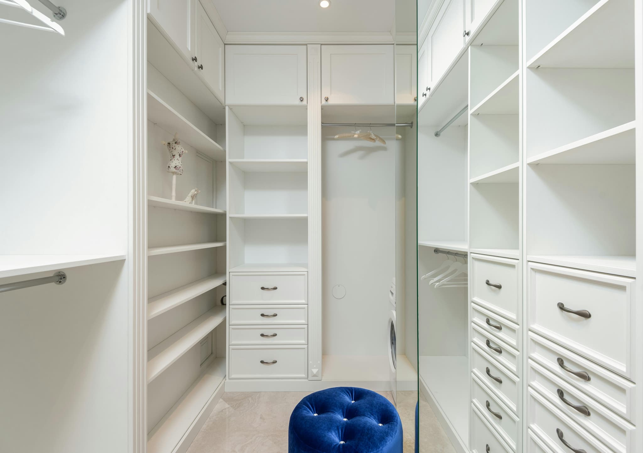 Inspiration image of a organized walk-in closet