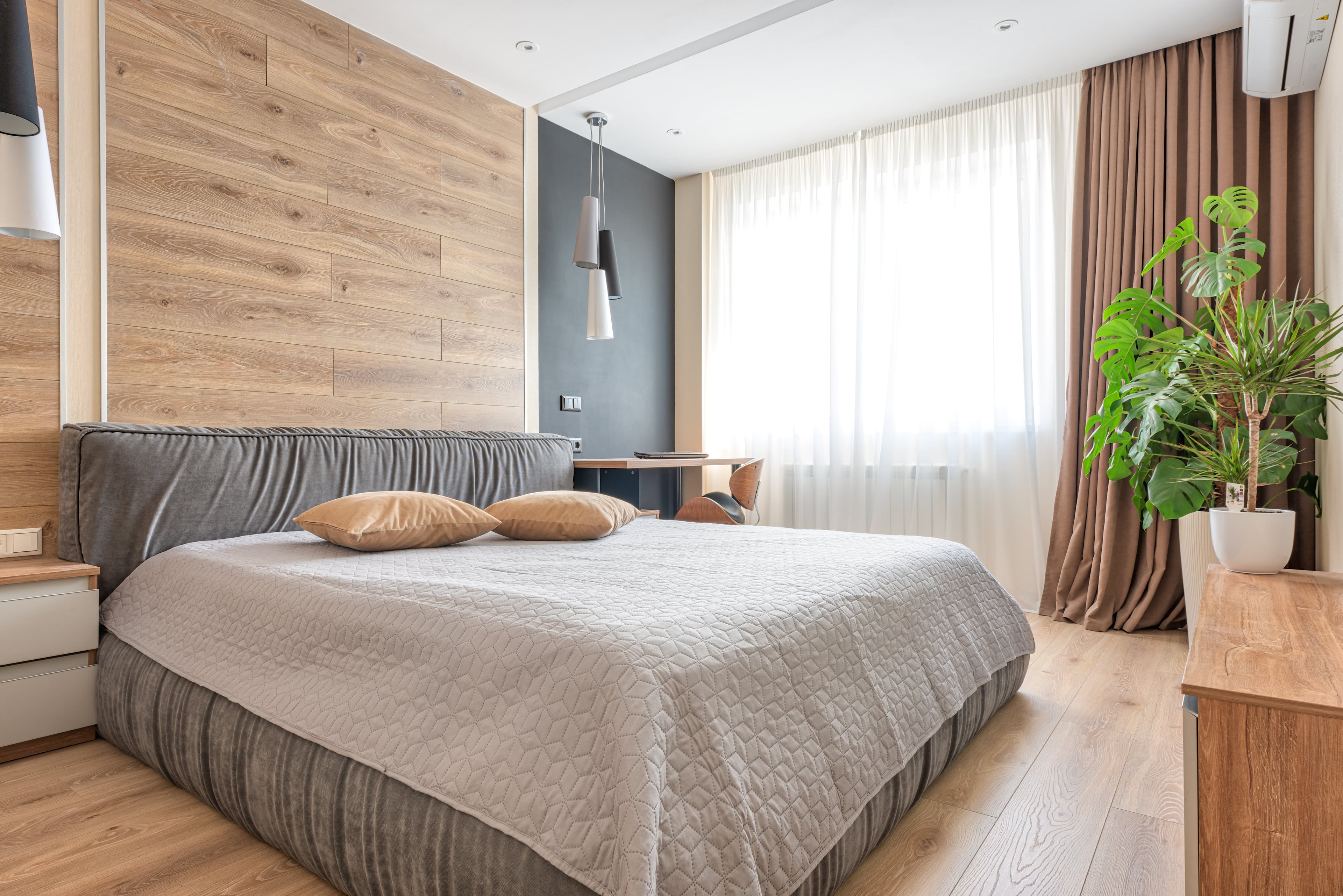 Inspiration image of a scandinavian bedroom