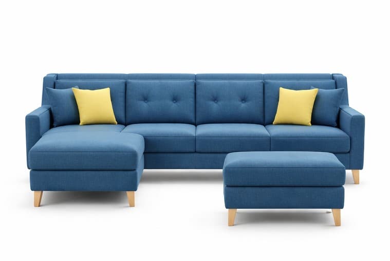 The Caspian L-Shape Sectional and Ottoman thumbnail 2