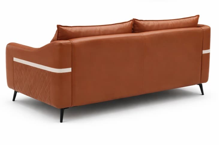 The Milano Leatherette Sofa thumbnail 3