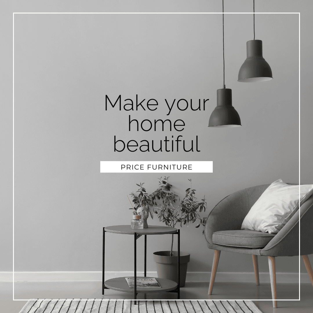 Instagram post of an elegant dining set